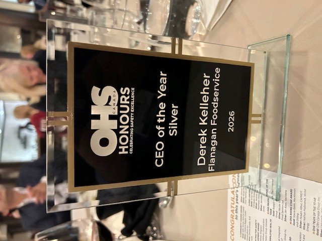 Flanagan Foodservice CEO wins award at 2026 OHS Canada Honours Flanagan Foodservice CEO wins award at 2026 OHS Canada Honours